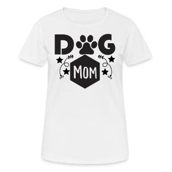 Dog mother - Women's Breathable T-Shirt - white - Front - AI Model Female 172 dark (172cm)