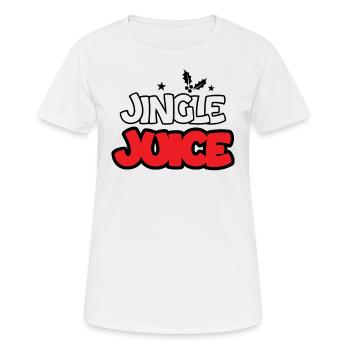 Jingle-Saft Ugly Christmas - Frauen T-Shirt atmungsaktiv - Weiß - Vorne - AI Model Female 172 dark (172cm)