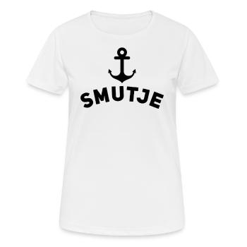 Smutje - Cook Sailing Motivation Team - Women's Breathable T-Shirt - white - Front - AI Model Female 172 dark (172cm)