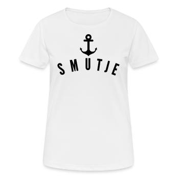 Smutje - Cook Sailing Motivation Team - Women's Breathable T-Shirt - white - Front - AI Model Female 172 dark (172cm)