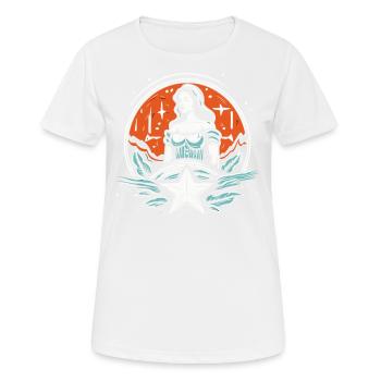 Mère Nature, l’héroïne star - T-shirt respirant Femme - blanc - Devant - AI Model Female 172 dark (172cm)