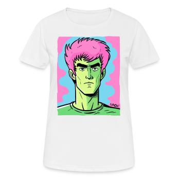 Helle Farben: Lee der Karate Bruce - Frauen T-Shirt atmungsaktiv - Weiß - Vorne - AI Model Female 172 dark (172cm)