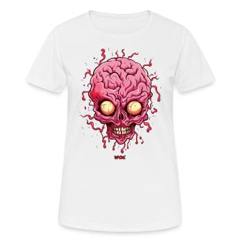 Anger and a big brain - Women's Breathable T-Shirt - white - Front - AI Model Female 172 dark (172cm)