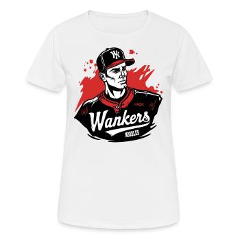 Parodie Baseball Softball Team Limp Noodles - T-shirt respirant Femme - blanc - Devant - AI Model Female 172 dark (172cm)