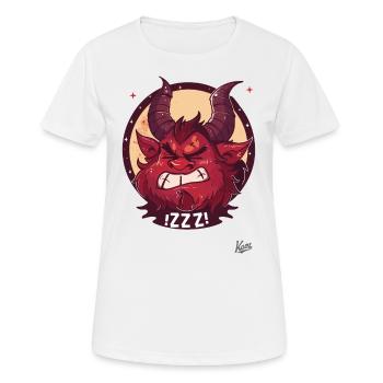 Müder und verschlafener schlafender Krampus - Frauen T-Shirt atmungsaktiv - Weiß - Vorne - AI Model Female 172 dark (172cm)