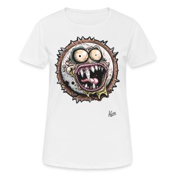 Horror Monster Chestnut Chestnut - Women's Breathable T-Shirt - white - Front - AI Model Female 172 dark (172cm)