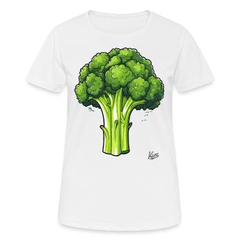Le gros et mauvais brocoli - T-shirt respirant Femme - blanc - Devant - AI Model Female 172 dark (172cm)
