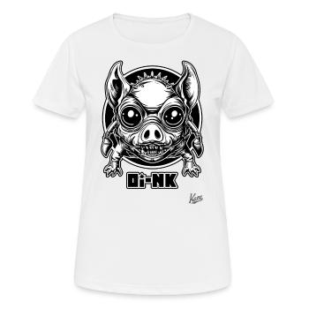 Giga Schwein Alien Mutant sagt Oink - Frauen T-Shirt atmungsaktiv - Weiß - Vorne - AI Model Female 172 dark (172cm)