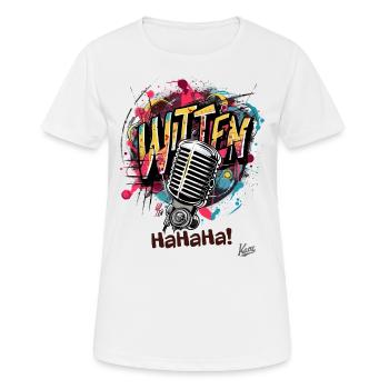 Witten – Ruhrpott Stolz - Frauen T-Shirt atmungsaktiv - Weiß - Vorne - AI Model Female 172 dark (172cm)