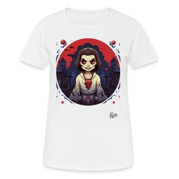 Cartoon Horror Stories - Women's Breathable T-Shirt - white - Front - AI Model Female 172 dark (172cm)