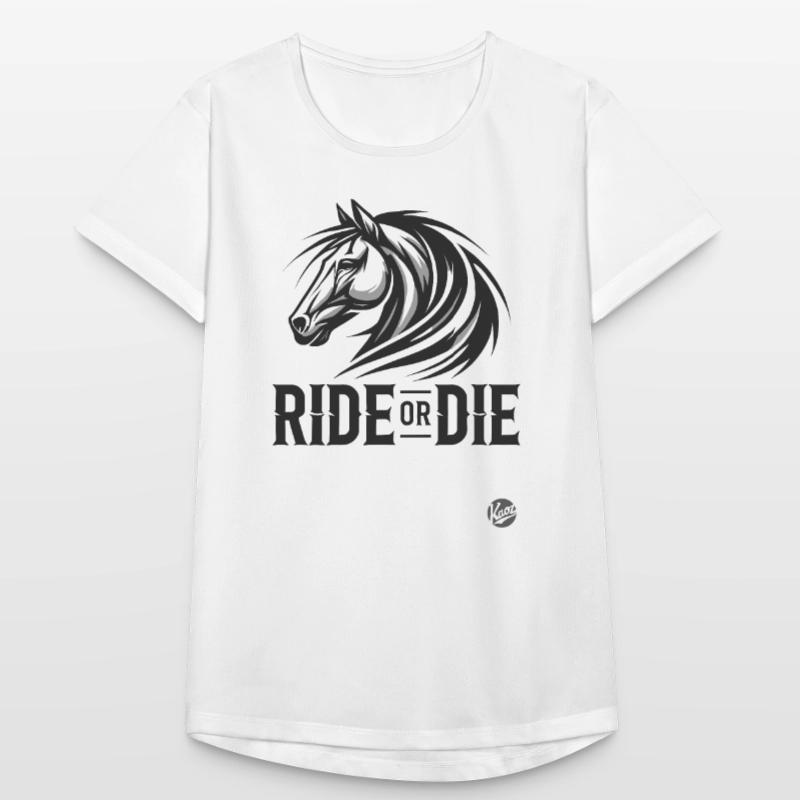 Ride or Die, reiten oder sterben zu Pferde Frauen T-Shirt atmungsaktiv