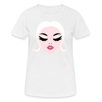 Beautiful girl - Women's Breathable T-Shirt - white - Front - AI Model Female 172 dark (172cm)