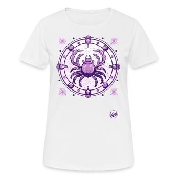 Les tiques puissantes et fortes - T-shirt respirant Femme - blanc - Devant - AI Model Female 172 dark (172cm)