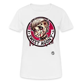 Alternative Punk Emo Girl - Women's Breathable T-Shirt - white - Front - AI Model Female 172 dark (172cm)