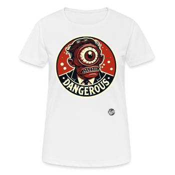 one-eyed manager in suit Cyclops - Women's Breathable T-Shirt - white - Front - AI Model Female 172 dark (172cm)