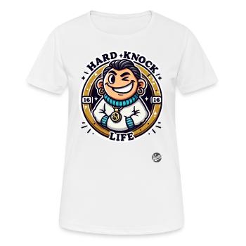 Reicher Kerl, Hartes Leben - Frauen T-Shirt atmungsaktiv - Weiß - Vorne - AI Model Female 172 dark (172cm)