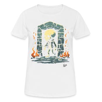 Skeleton Dungeon Showtime - Women's Breathable T-Shirt - white - Front - AI Model Female 172 dark (172cm)