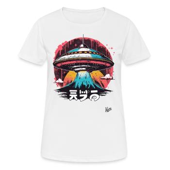 Mother-Space-Ship of the Funk - Women's Breathable T-Shirt - white - Front - AI Model Female 172 dark (172cm)