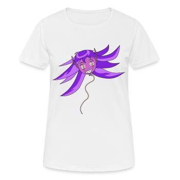 Kobold-Luftballon - Frauen T-Shirt atmungsaktiv - Weiß - Vorne - AI Model Female 172 dark (172cm)