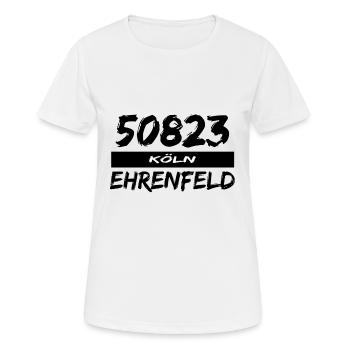 50823 Cologne Ehrenfeld - Women's Breathable T-Shirt - white - Front - AI Model Female 172 dark (172cm)