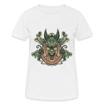 Anubis - Frauen T-Shirt atmungsaktiv - Weiß - Vorne - AI Model Female 172 dark (172cm)