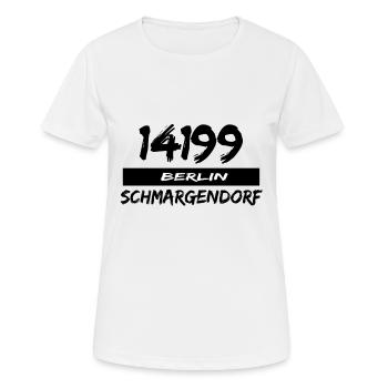 14199 Berlin Schmargendorf - Women's Breathable T-Shirt - white - Front - AI Model Female 172 dark (172cm)