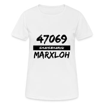47069 Duisburg Marxloh - T-shirt respirant Femme - blanc - Devant - AI Model Female 172 dark (172cm)