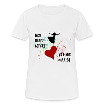 Last Dance - Women's Breathable T-Shirt - white - Front - AI Model Female 172 dark (172cm)
