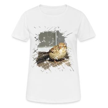 C’est un nom populaire - T-shirt respirant Femme - blanc - Devant - AI Model Female 172 dark (172cm)
