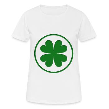 Shamrock or something - Women's Breathable T-Shirt - white - Front - AI Model Female 172 dark (172cm)