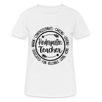 Maternelle - T-shirt respirant Femme - blanc - Devant - AI Model Female 172 dark (172cm)