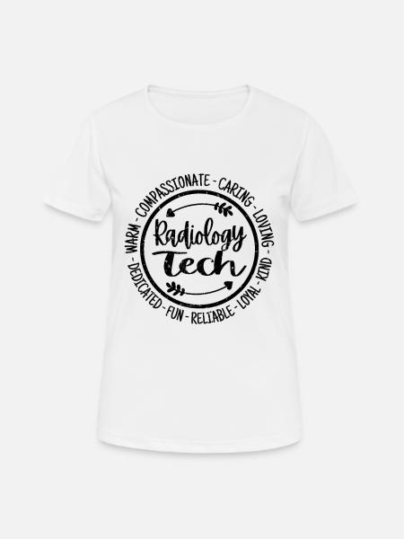 Radiologie-Tech - Frauen T-Shirt atmungsaktiv - Weiß