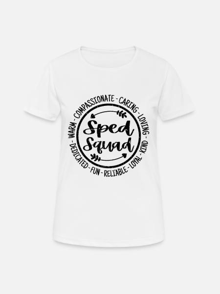 Beschleunigter Kader - Frauen T-Shirt atmungsaktiv - Weiß