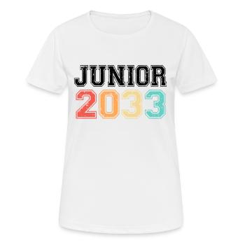 Junior 2033 Retro Vintage - Women's Breathable T-Shirt - white - Front - AI Model Female 172 dark (172cm)