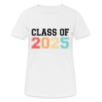 Classe De 2025 Rétro Vintage - T-shirt respirant Femme - blanc - Devant - AI Model Female 172 dark (172cm)