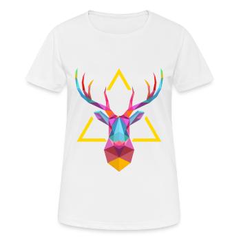 antler - Women's Breathable T-Shirt - white - Front - AI Model Female 172 dark (172cm)