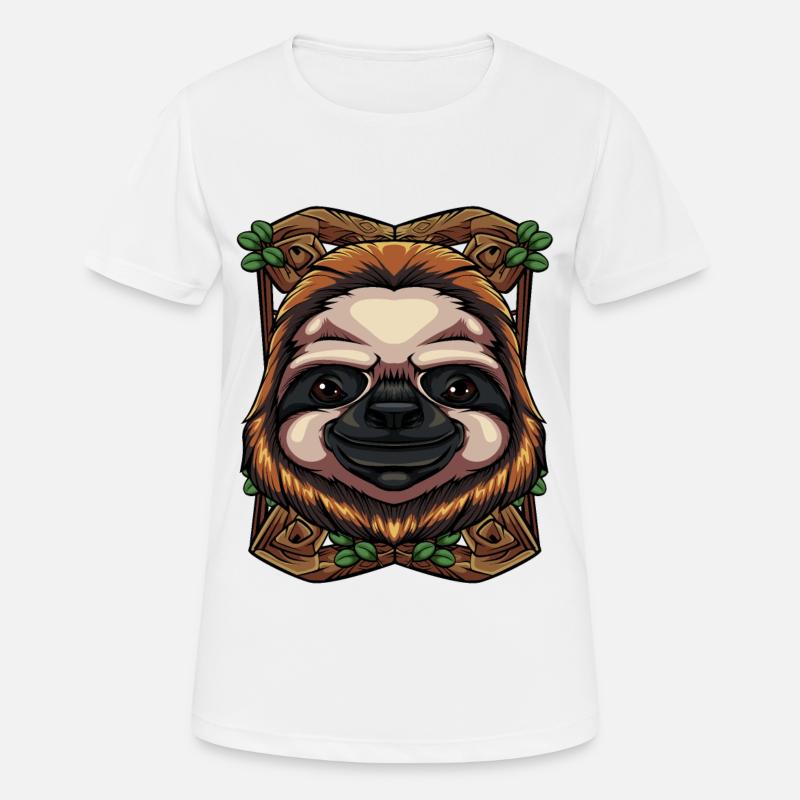 sloth - Women's Breathable T-Shirt - white