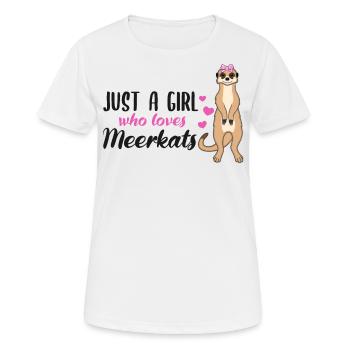 Meerkat Saying Gift Ladies Girl - Women's Breathable T-Shirt - white - Front - AI Model Female 172 dark (172cm)