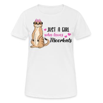 Meerkat Saying Gift Ladies Girl - Women's Breathable T-Shirt - white - Front - AI Model Female 172 dark (172cm)
