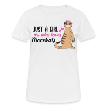 Meerkat Saying Gift Ladies Girl - Women's Breathable T-Shirt - white - Front - AI Model Female 172 dark (172cm)