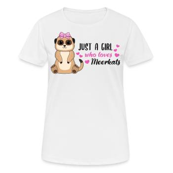 Meerkat Saying Gift Ladies Girl - Women's Breathable T-Shirt - white - Front - AI Model Female 172 dark (172cm)