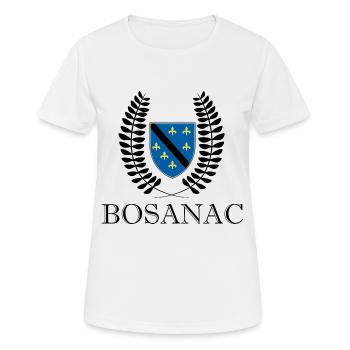 Bosnie serbe Bosnie garçon - T-shirt respirant Femme - blanc - Devant - AI Model Female 172 dark (172cm)
