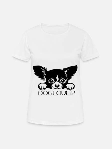 Doglover - Women's Breathable T-Shirt - white