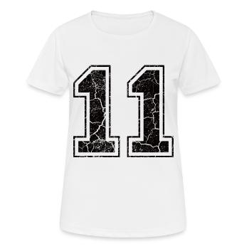 Paie 11 in Used Look - T-shirt respirant Femme - blanc - Devant - AI Model Female 172 dark (172cm)