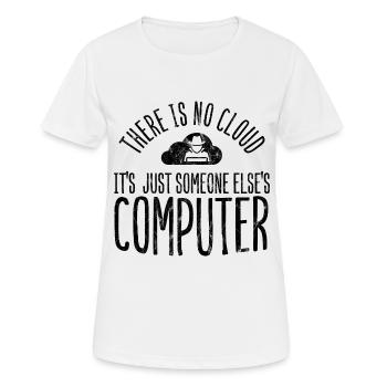 Hacker - Frauen T-Shirt atmungsaktiv - Weiß - Vorne - AI Model Female 172 dark (172cm)