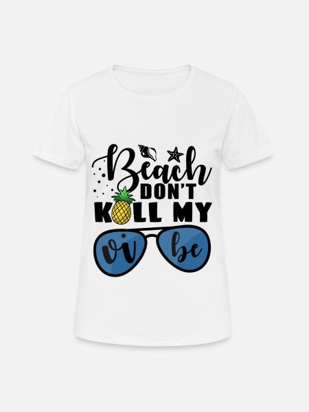 Beach - Women's Breathable T-Shirt - white