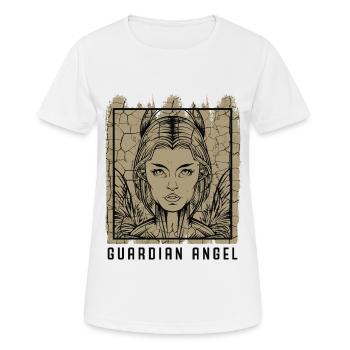Ange gardien Chérubin Messager Messager Don de Dieu - T-shirt respirant Femme - blanc - Devant - AI Model Female 172 dark (172cm)