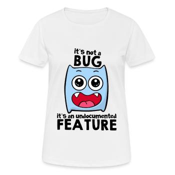 programmer - Women's Breathable T-Shirt - white - Front - AI Model Female 172 dark (172cm)