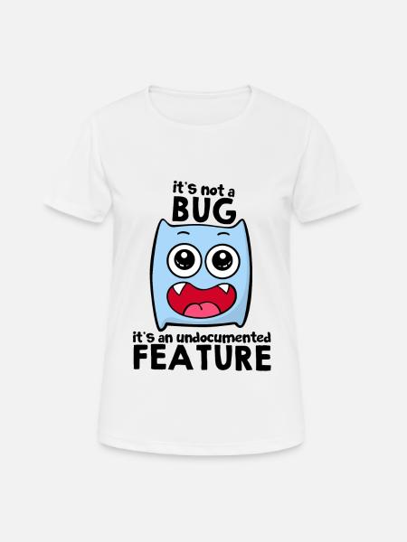 programmeur - T-shirt respirant Femme - blanc