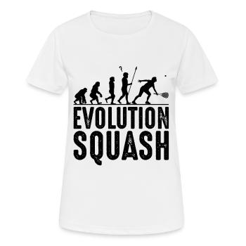 squash - T-shirt respirant Femme - blanc - Devant - AI Model Female 172 dark (172cm)